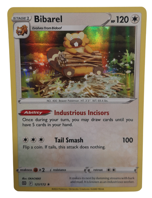 Pokemon Bibarel Holo 121/172