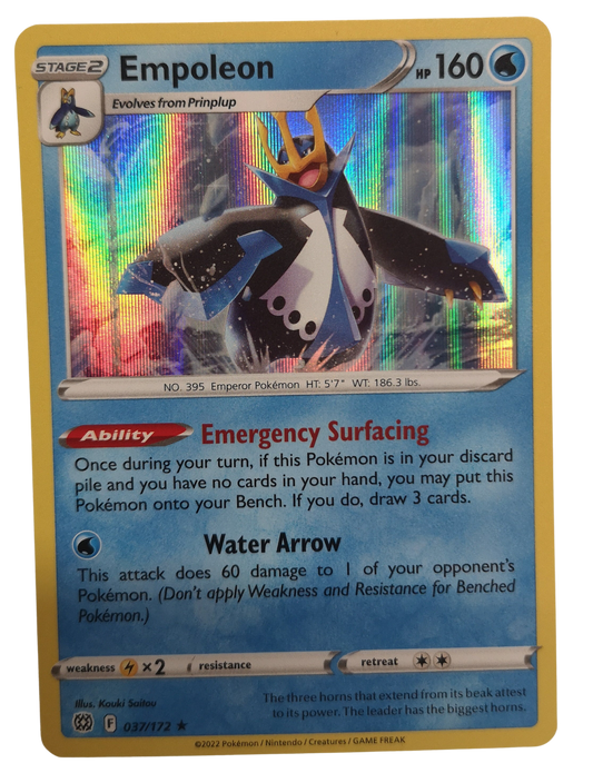 Pokemon Empoleon Holo 037/172