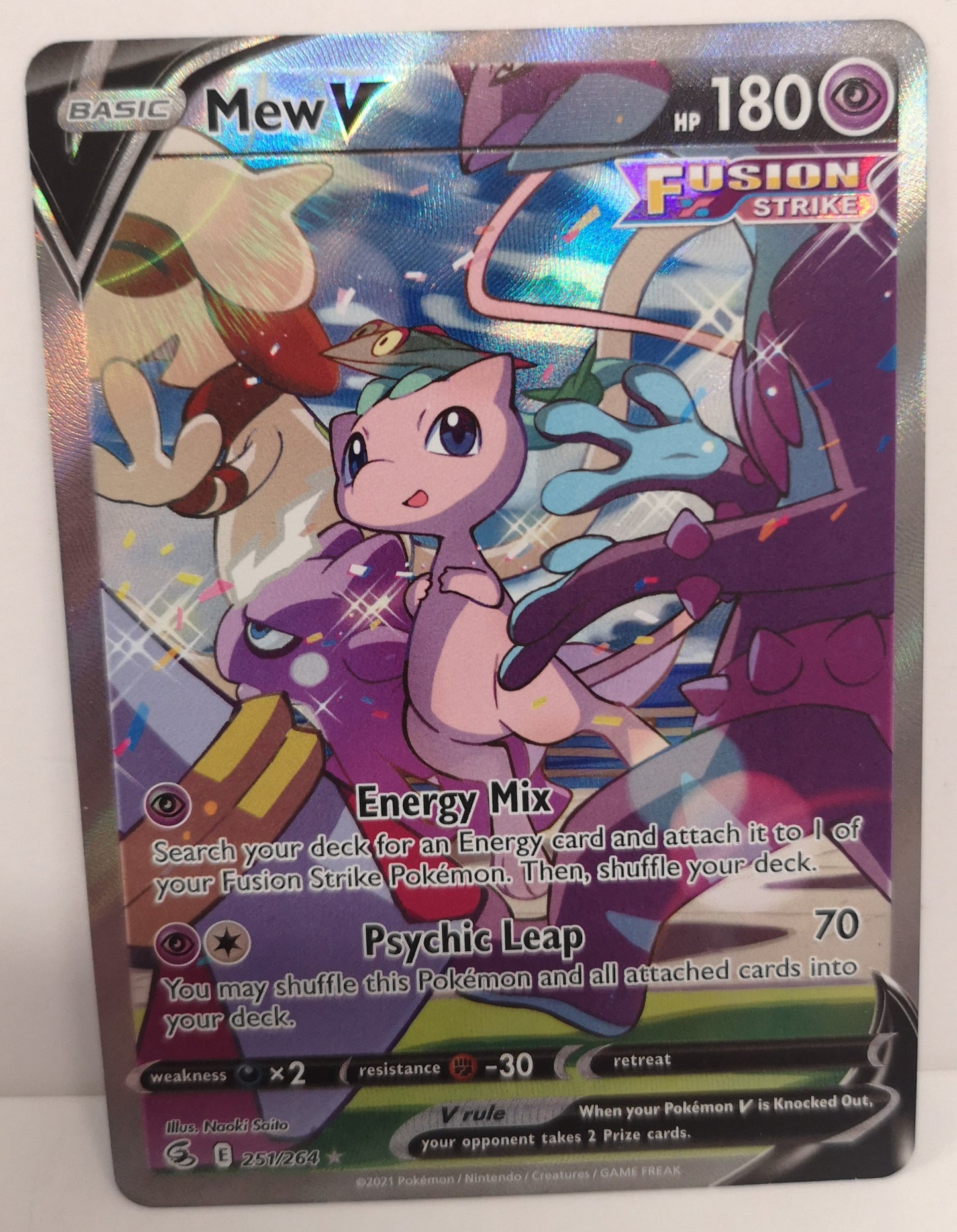 Pokemon Mew V Alternate Art 251/264