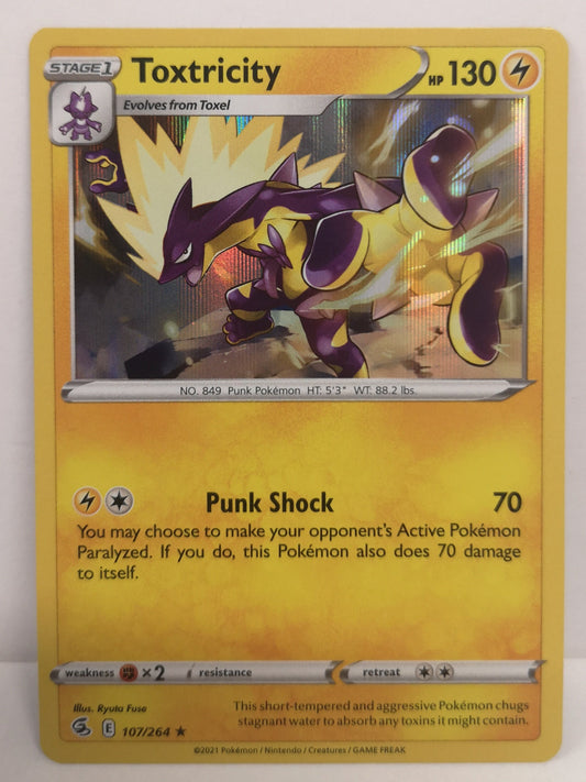 Pokemon Toxtricity Holo 107/264