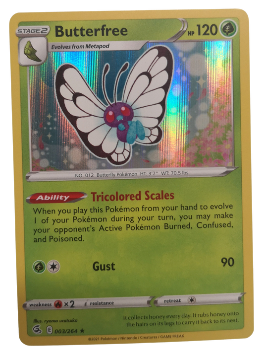Pokemon Butterfree Holo 003/264