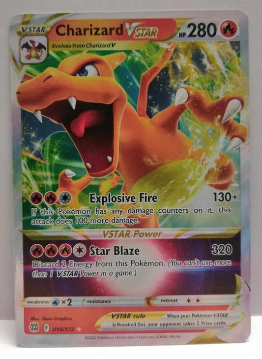 Pokemon Charizard Vstar 018/172