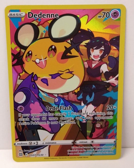 Pokemon Dedenne Character Rare TG07/TG30