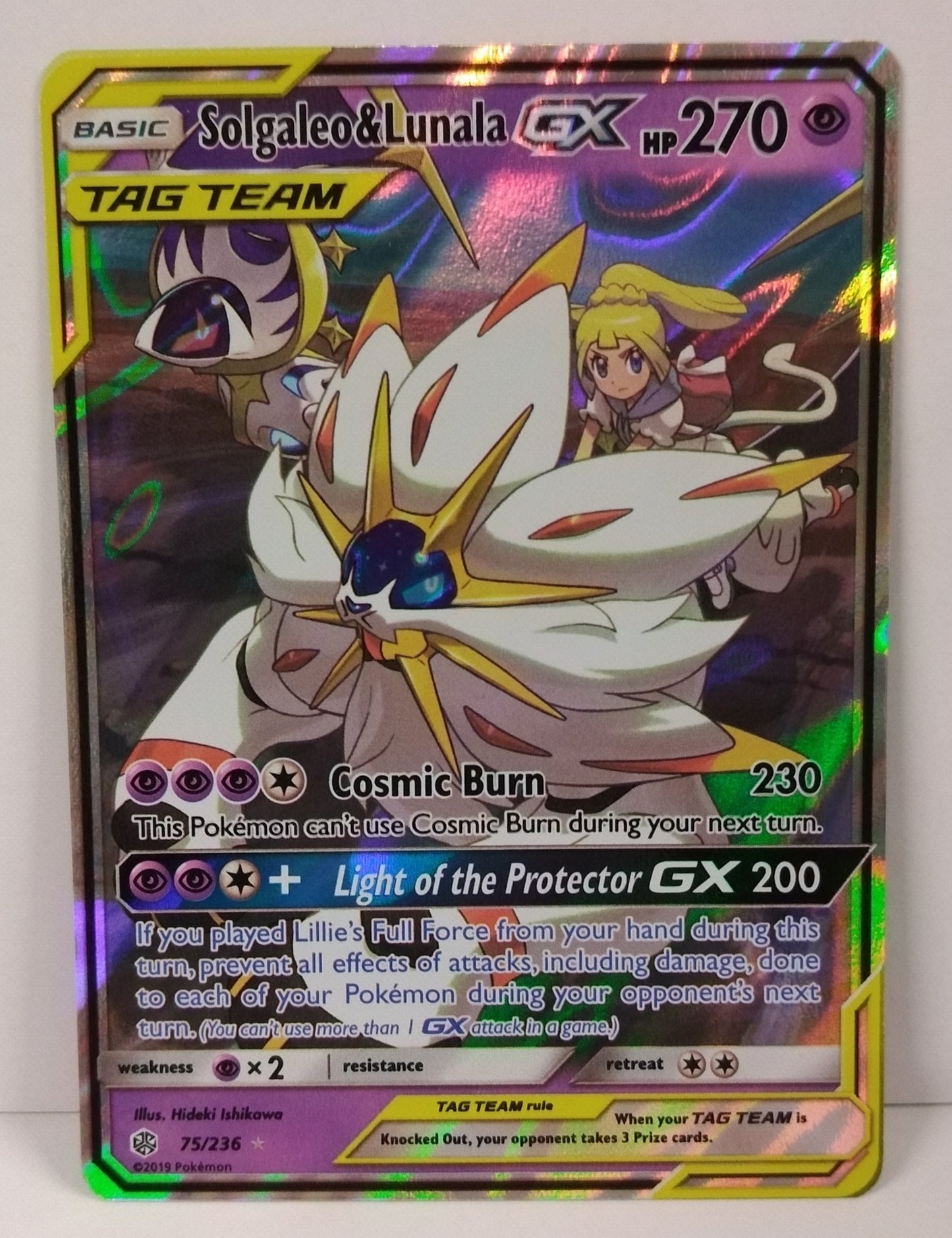 Pokemon Solgaleo & Lunala GX 75/236