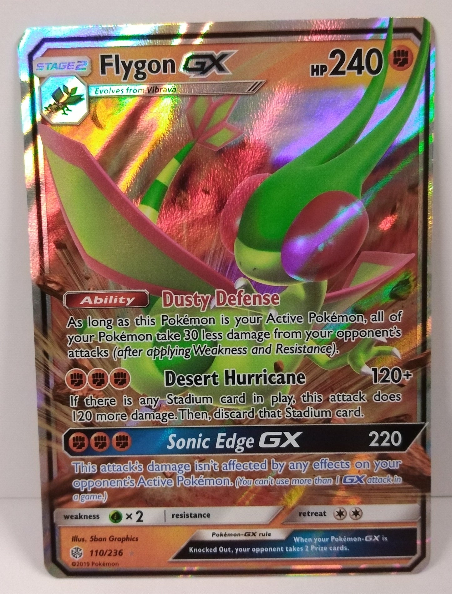 Pokemon Flygon GX 110/236