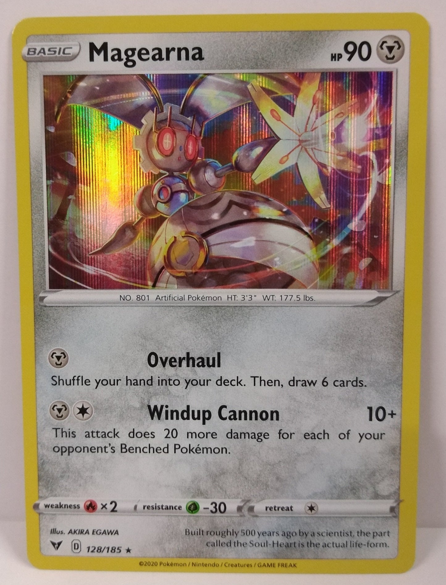 Pokemon Magearna Holo 128/185