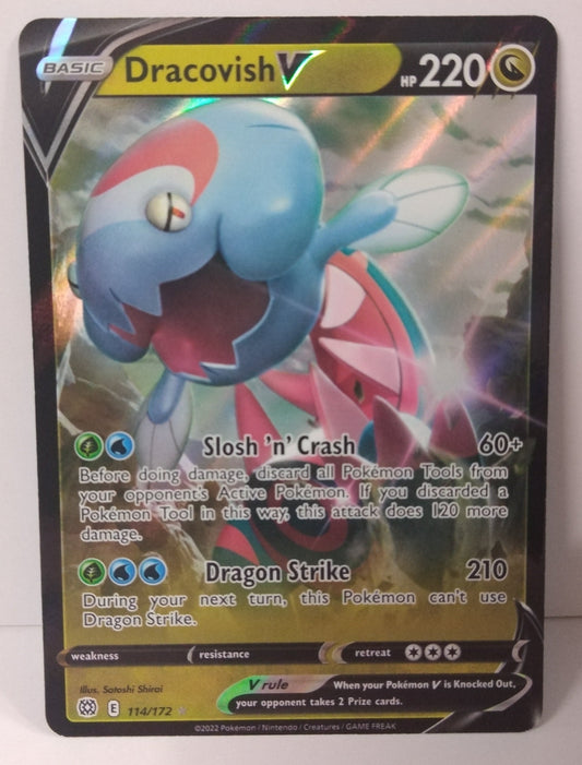 Pokemon Dracovish V 114/172