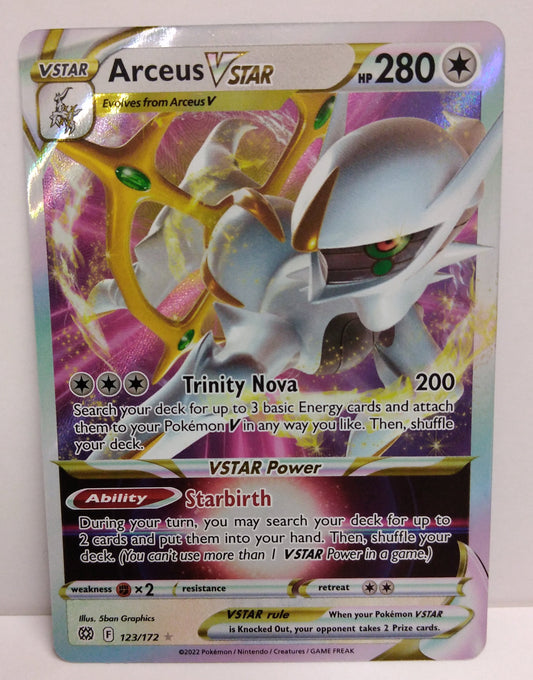 Pokemon Arceus Vstar 123/172