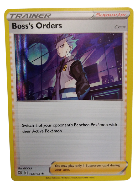 Pokemon Boss's Orders Holo 132/172
