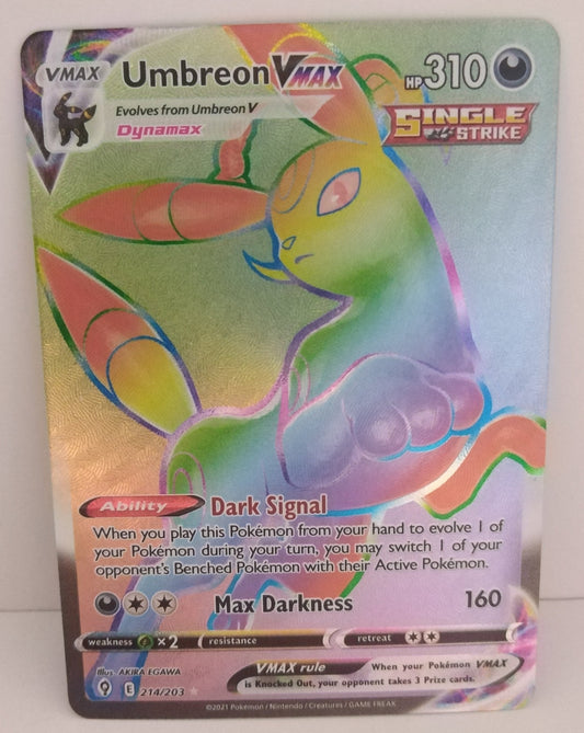 Pokemon Umbreon Vmax 214/203