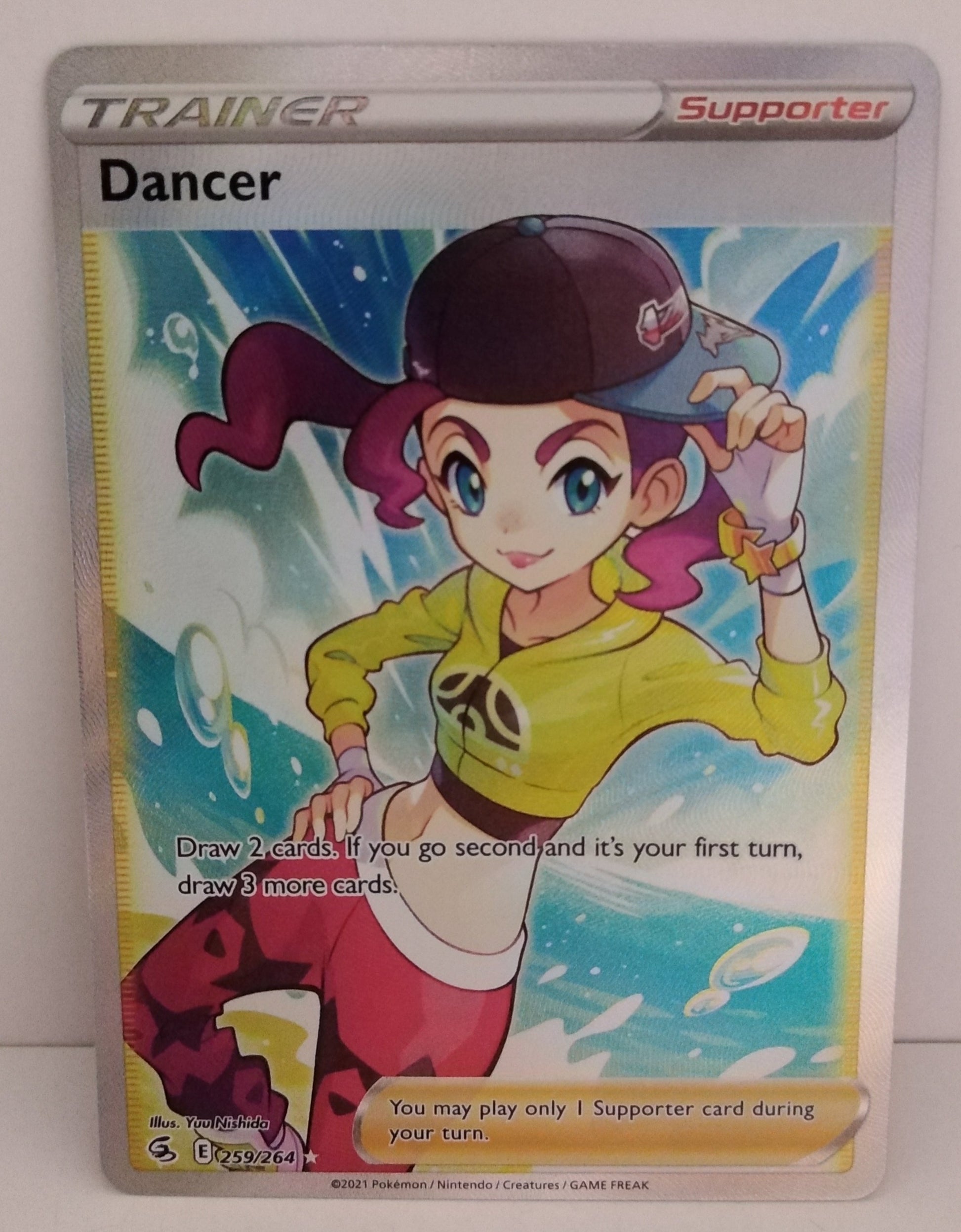 Pokemon Full Art Trainer Dancer 259/264 Unified Cards Pokemon Full Art Trainer Dancer 259/264 Unified Cards