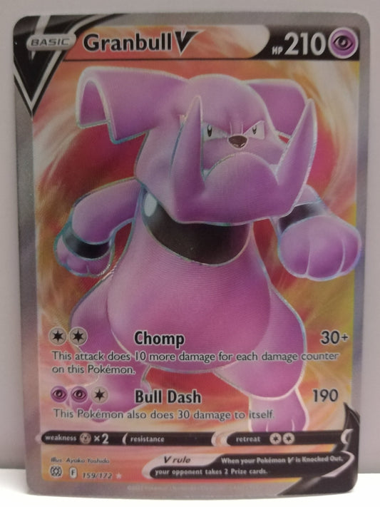 Pokemon Granbull V Full Art 159/172