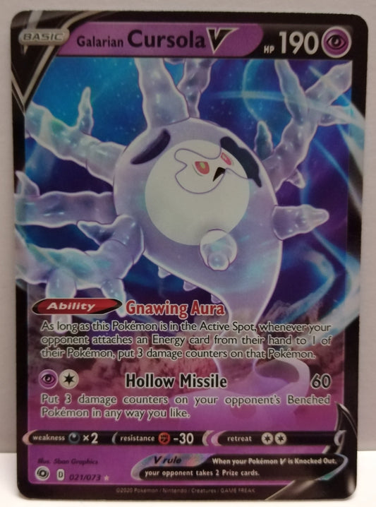 Pokemon Galarian Cursola V 021/073
