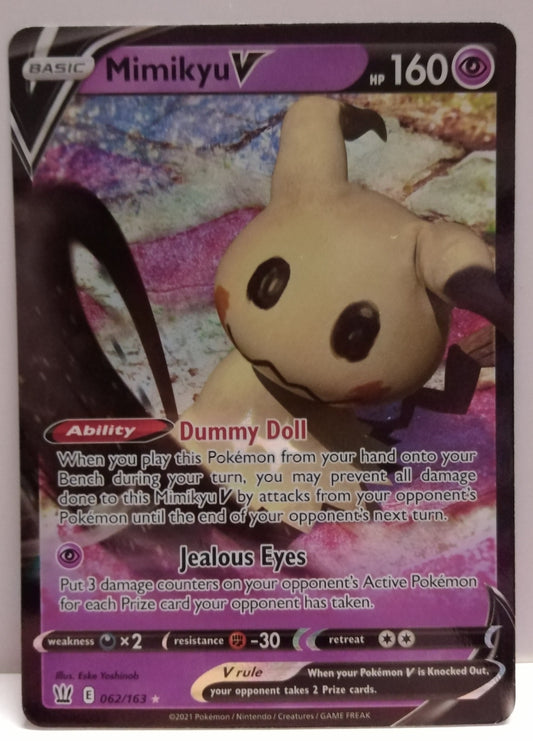 Pokemon Mimikyu V 062/163