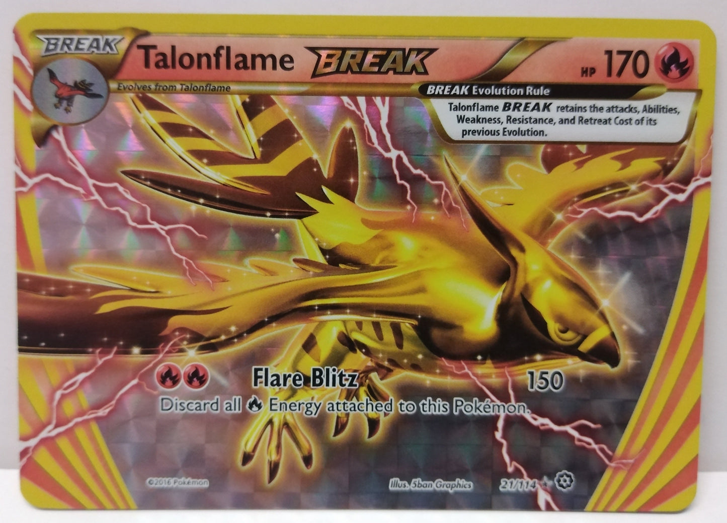 Pokemon Talonflame BREAK 21/114