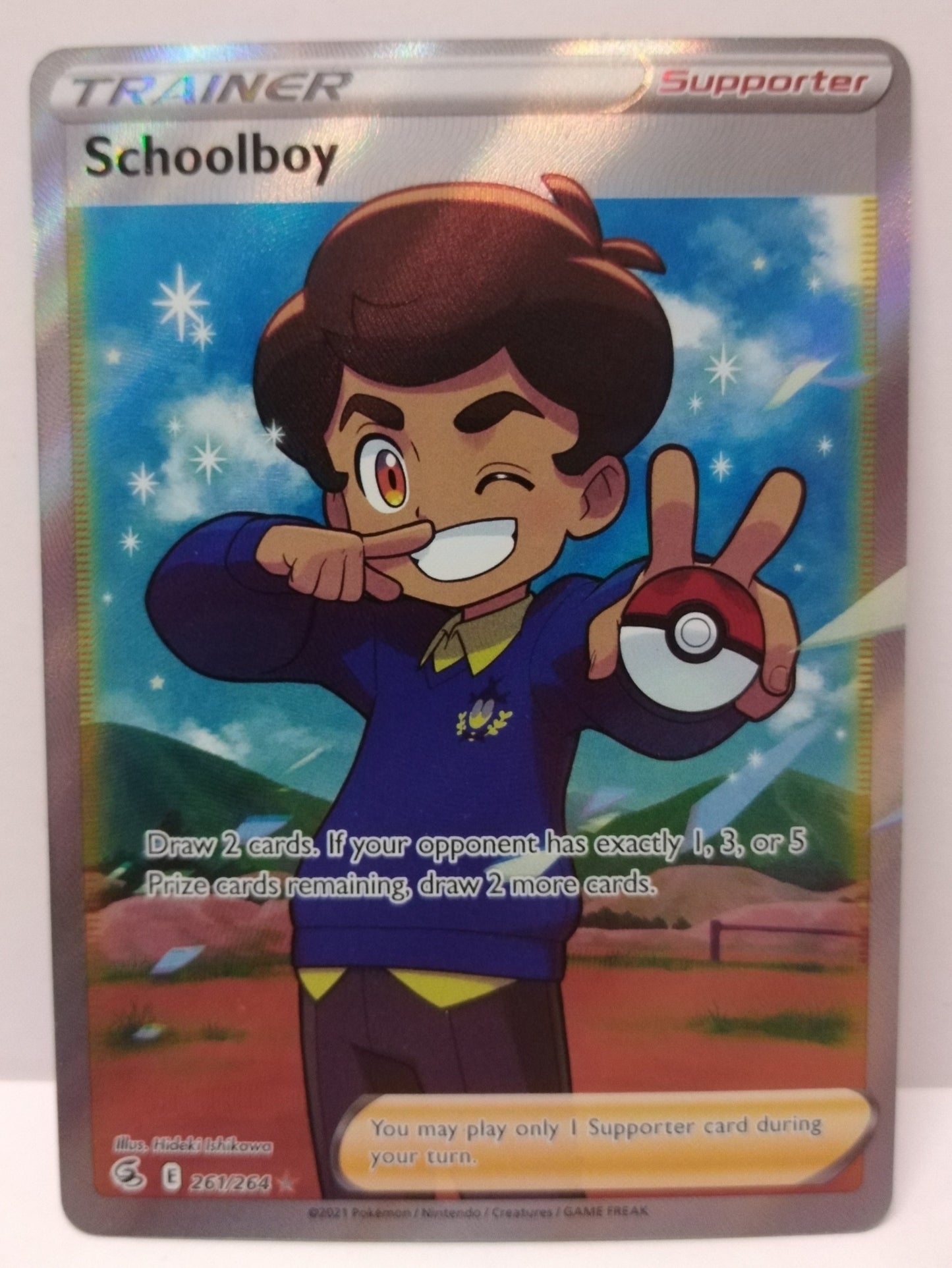 Pokemon Trainer Schoolboy 261/264