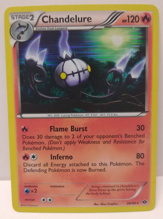 Pokemon Chandelure Holo 20/99