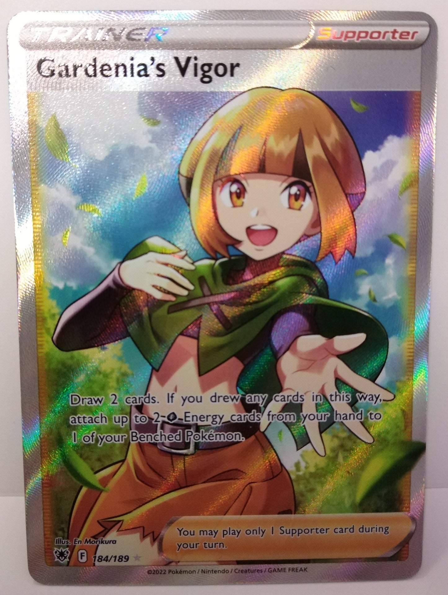 Pokemon Gardenia's Vigor Full Art 184/185