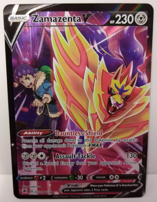 Pokemon Zamazenta V TG22/TG30