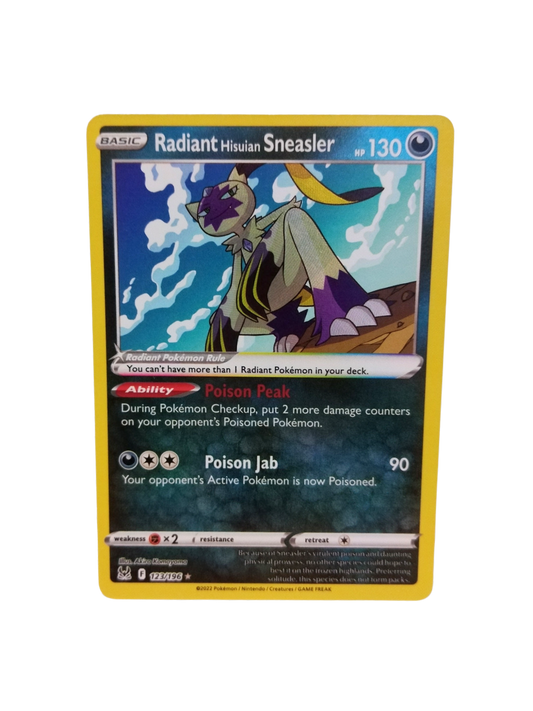Pokemon Radiant Hisuian Sneasler 123/196