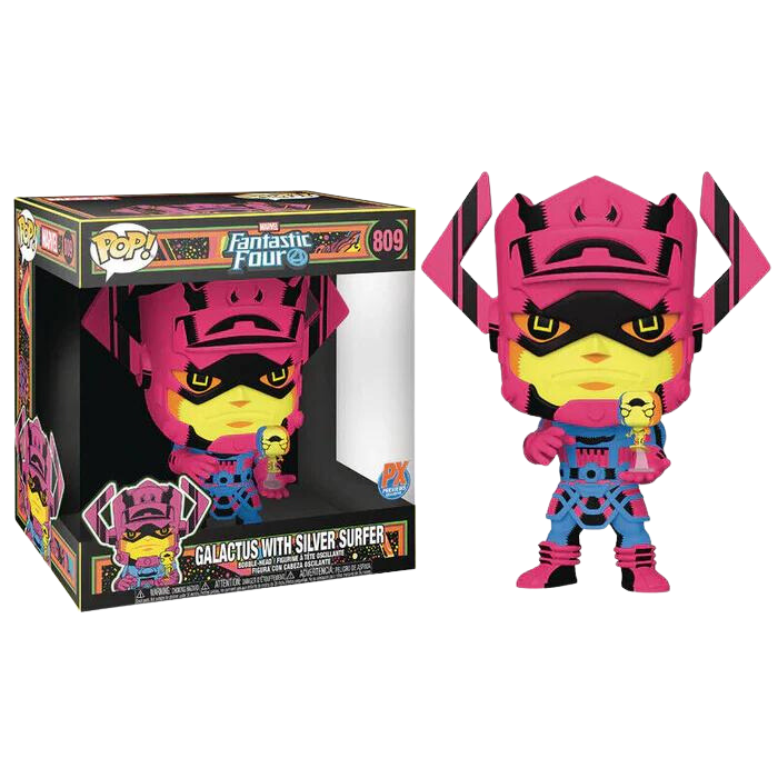 POP!-10in-Marvel Galactus W/Surfer Excl Blk Lt