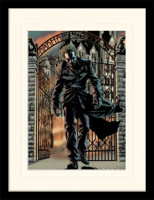 Batman (The Joker Released) 30 x 40cm Mounted & Framed Collector Print