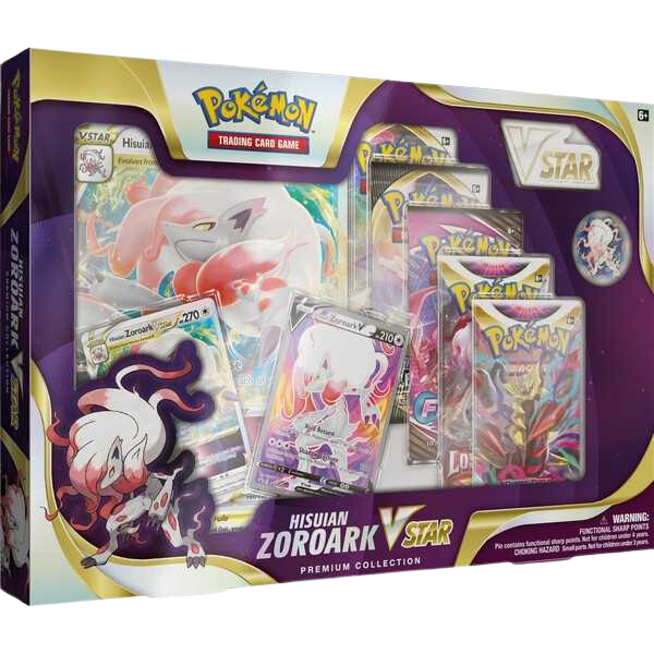 Pokémon TCG: Hisuian Zoroark VSTAR Premium Collection