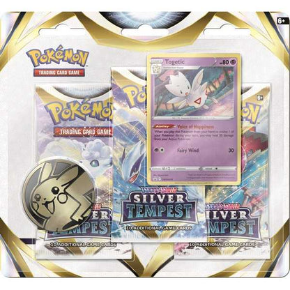 Pokémon TCG: Sword & Shield 12 Silver Tempest 3-Pack Booster