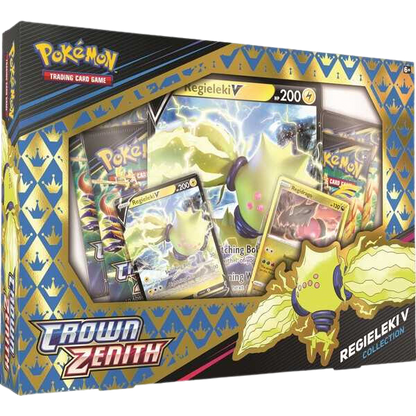 Pokémon TCG: Crown Zenith Regieleki V / Regidrago V Collection Boxes