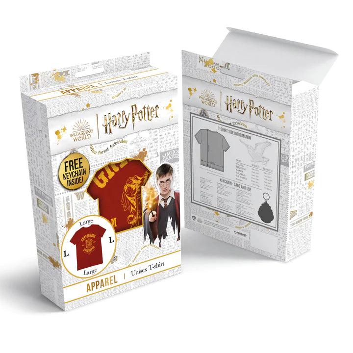 Harry Potter Gryffindor Boxed T-shirt Gift Set