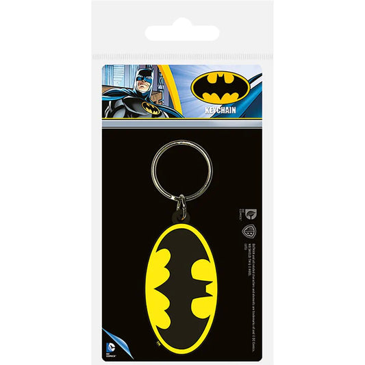 DC (Batman Symbol) Rubber Keychain