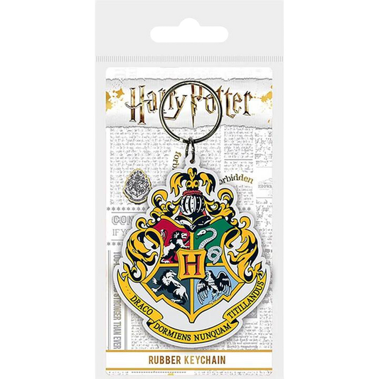 Harry Potter (Hogwarts Crest) Rubber Keychain