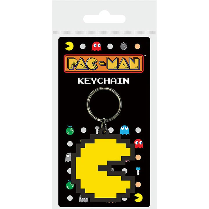 Pac-Man (Pixel) Rubber Keychain