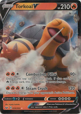 Pokemon Torkoal V 024/202