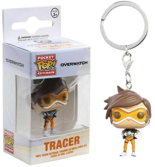 Funko Pop! Keychain Overwatch, Tracer 4cm