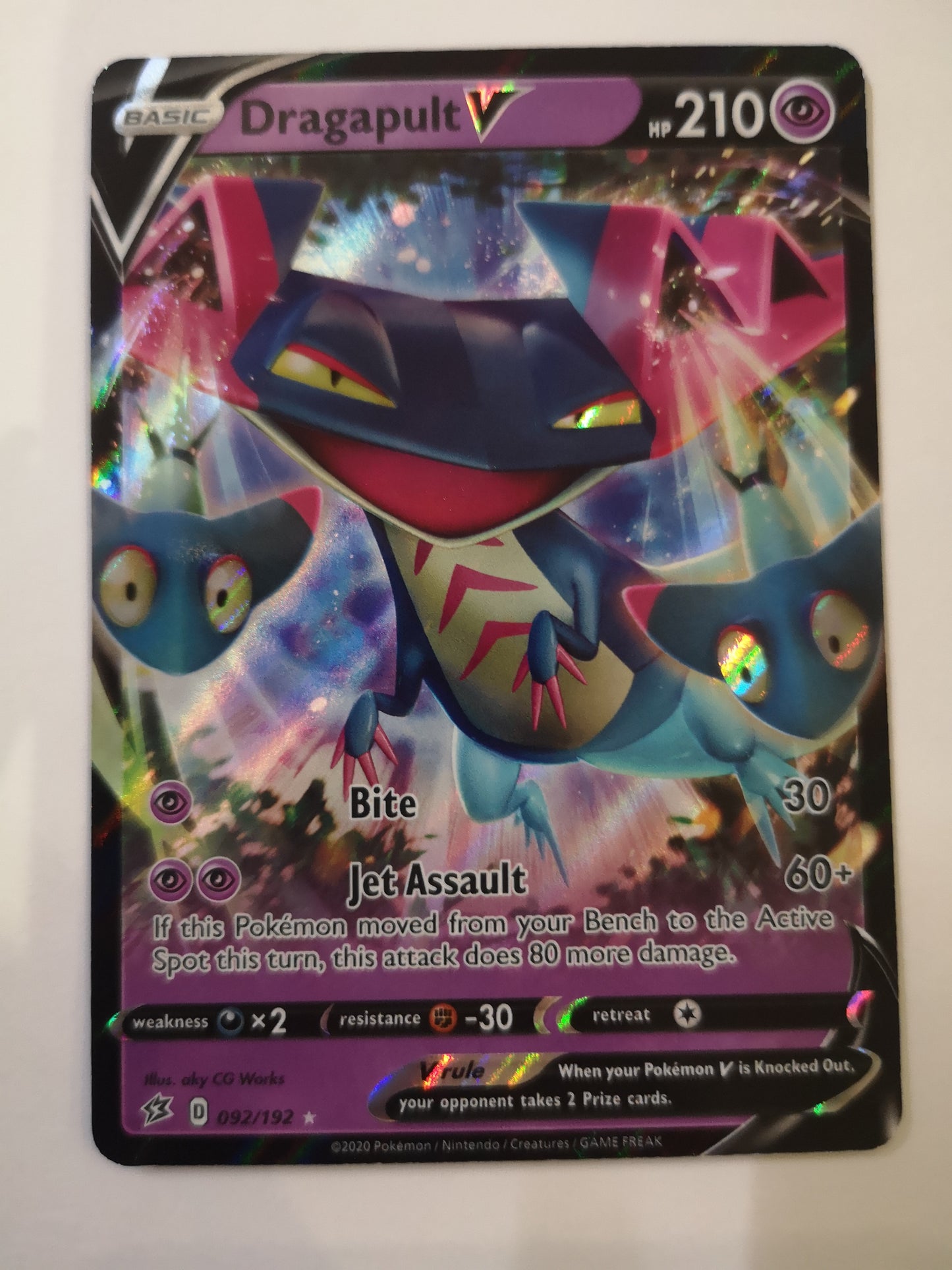 Pokemon Dragapult V 092/192