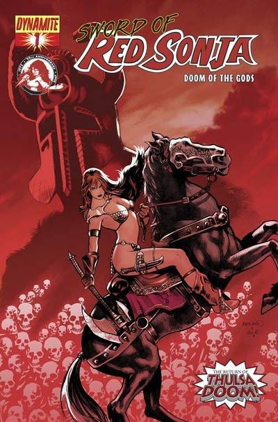 Dynamite Comics Red Sonja #1 Doom of the Gods