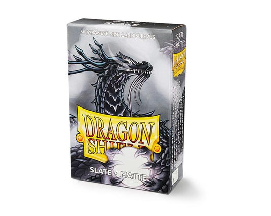 Dragon Shield Matte Japanese Size Card Sleeves 60pk Slate