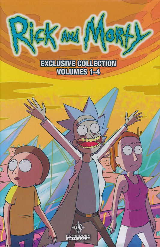 Titan Comics Rick and Morty Exclusive Collection Volumes 1-4