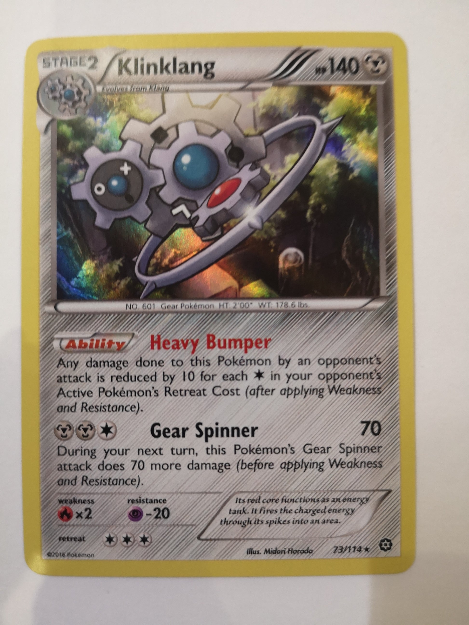 pokemon klinklang card Pokemon Klinklang Holo 73/114 – Unified Cards