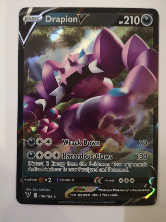 Pokemon Drapion V 106/185