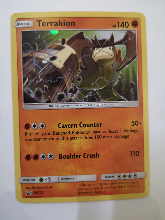 Pokemon Terrakion Holo SM223