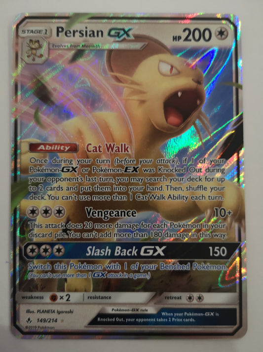 Pokemon Persian GX 149/214