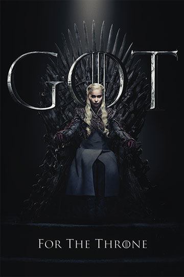 Game Of Thrones: Daenerys On the Throne Poster