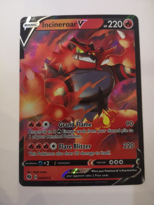 Pokemon Incineroar V 008/073
