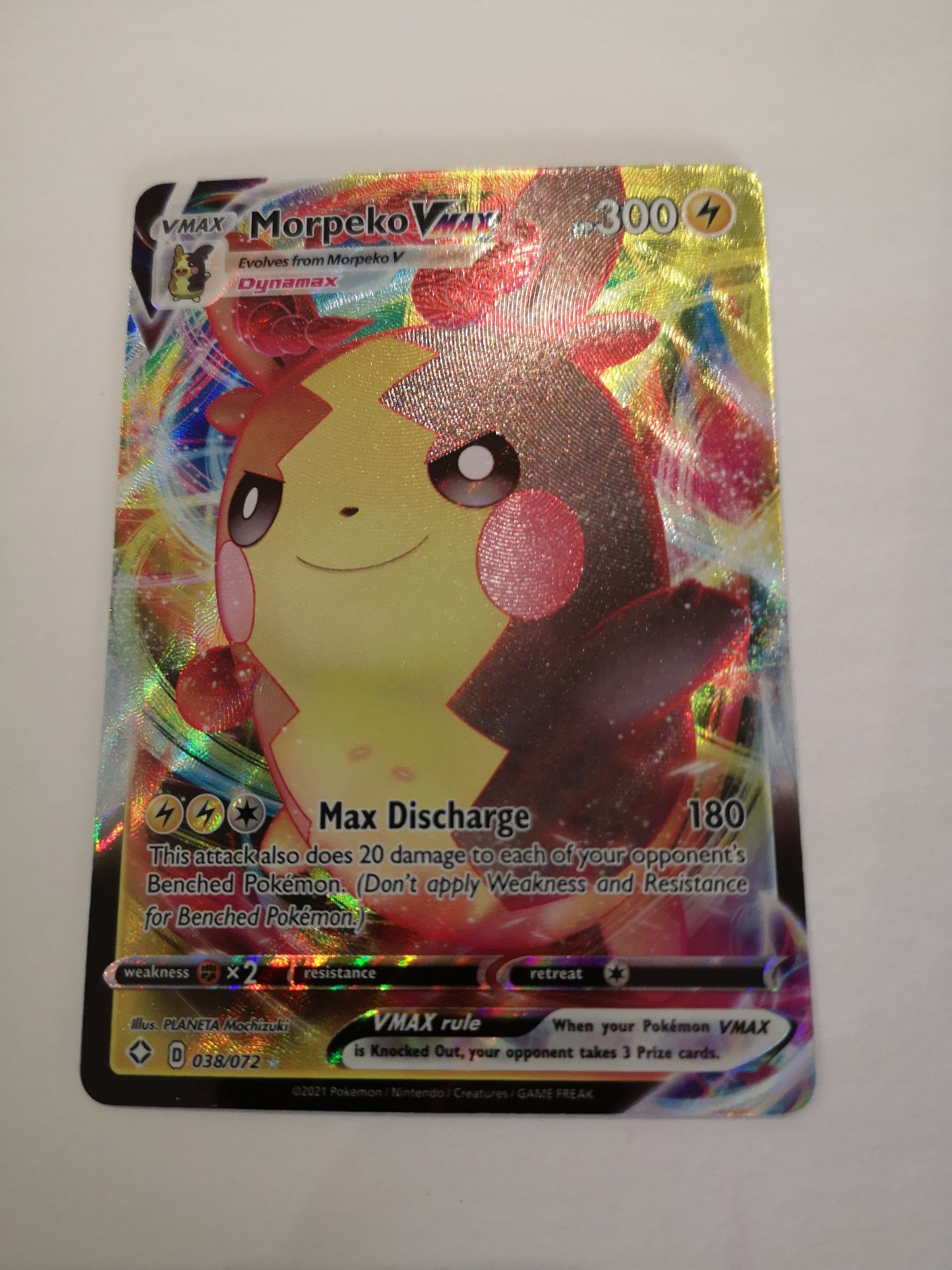 Pokemon Morpeko VMAX 038/072