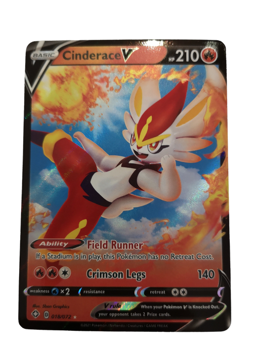 Pokemon Cinderace V 018/072