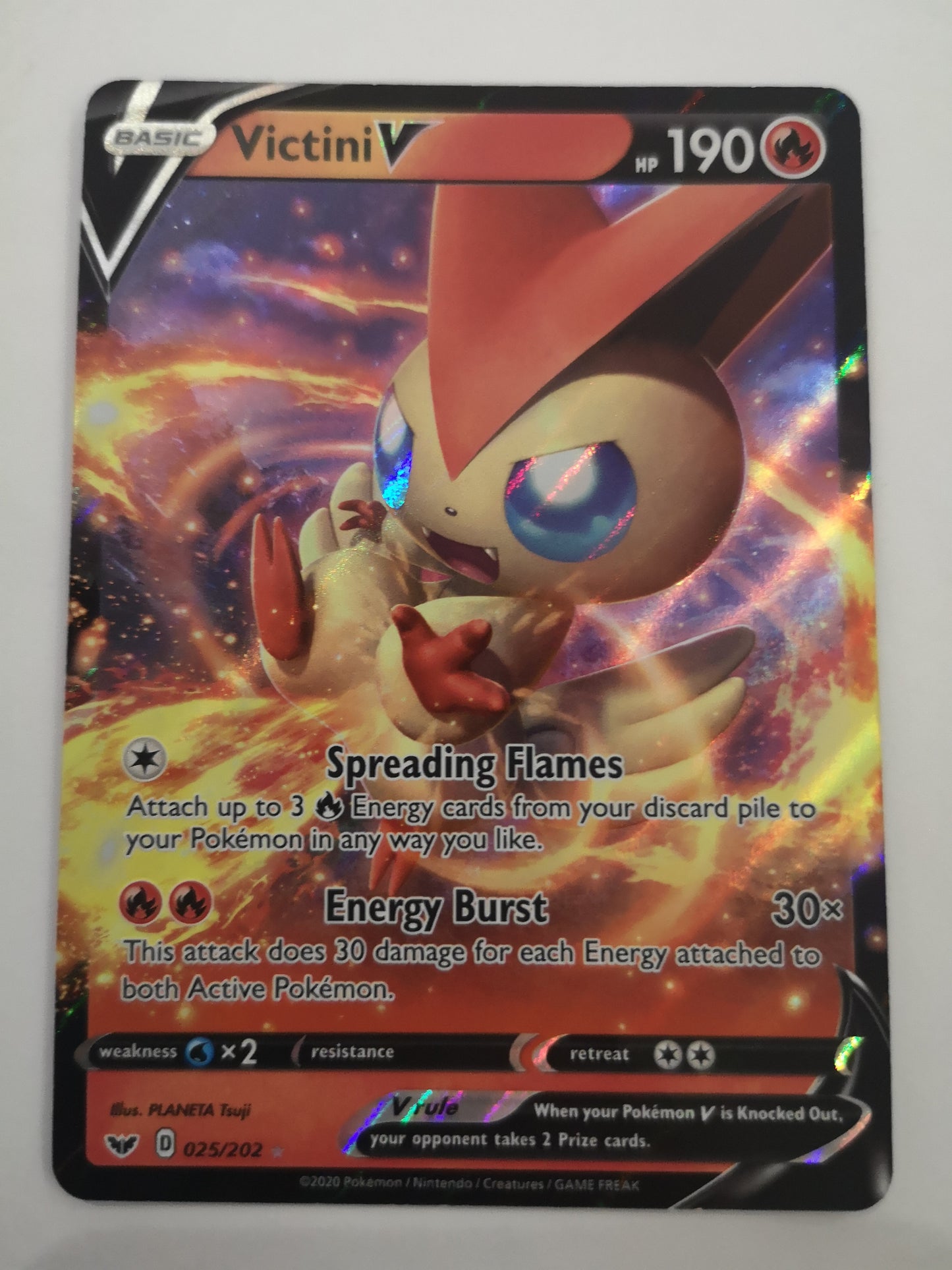 Pokemon Victini V 025/202