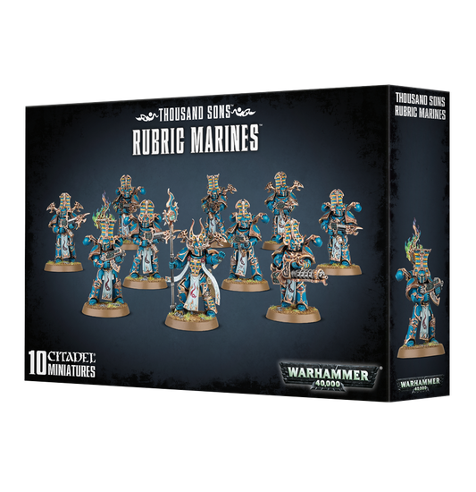 Wahammer 40,000 Thousand sons Rubric Marines