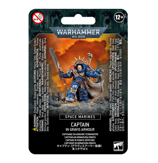 Warhammer 40,000: Space Marines Captain In Gravis Armour